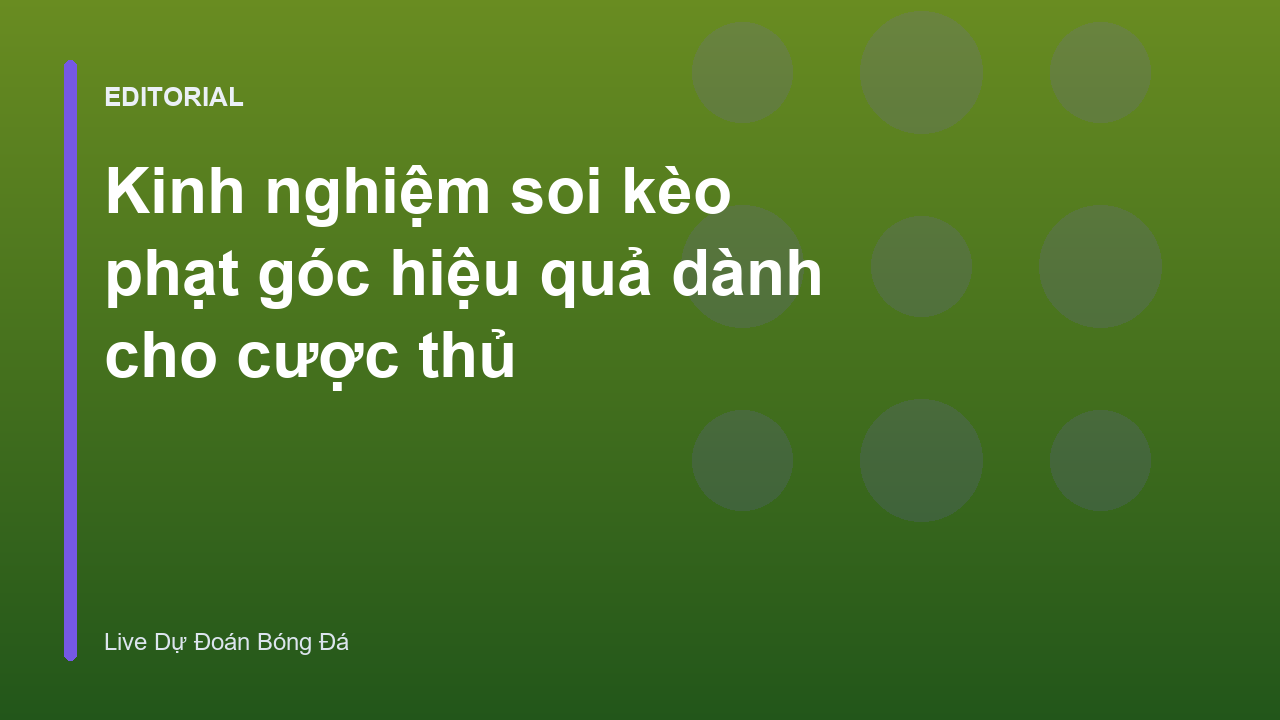 Người chơi đang phân tích các thông số phạt góc trong trận đấu bóng đá